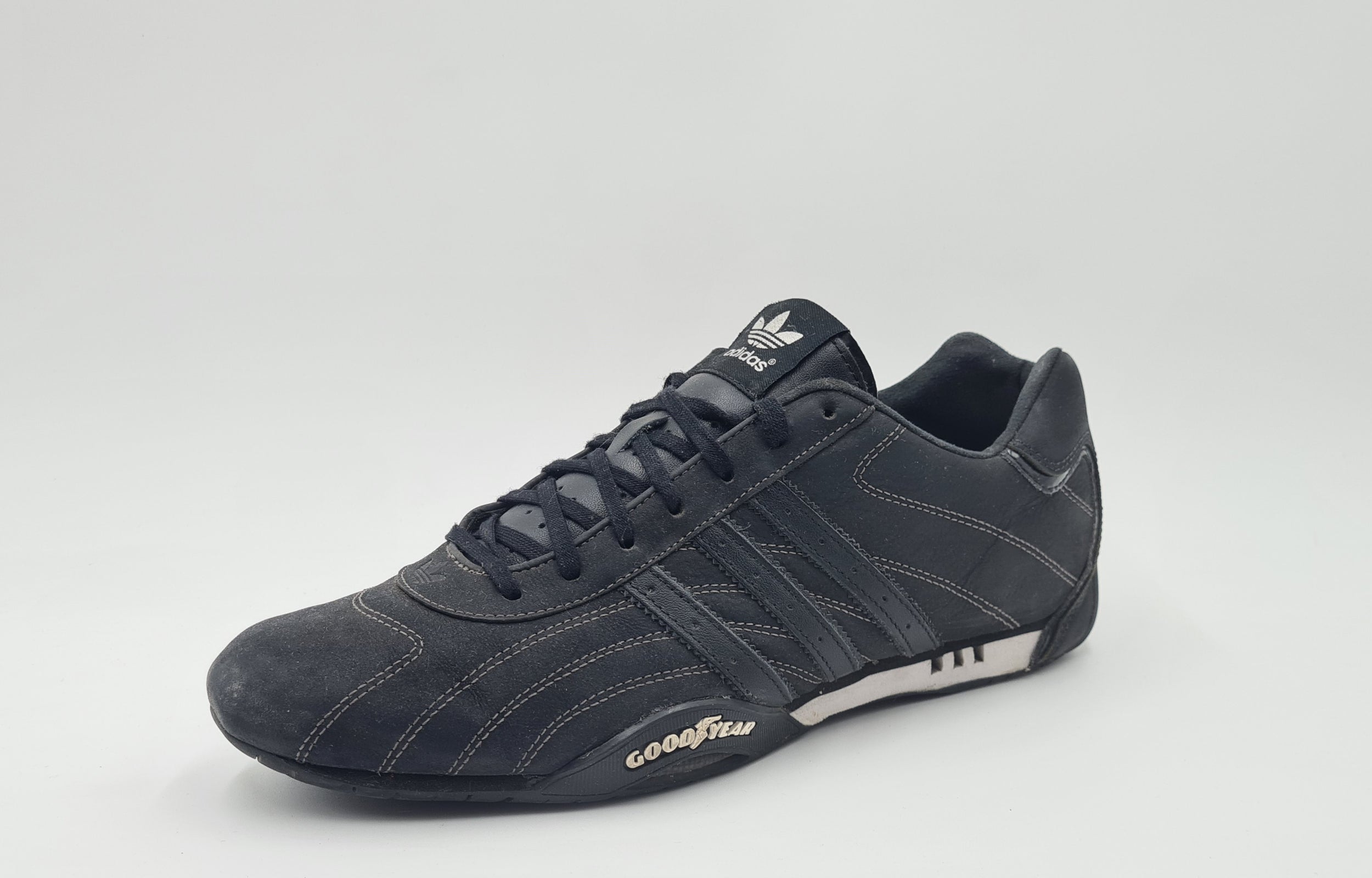 VGC 2011 Adidas Adi Racer Low Good Year Black UK 11 EUR 46 Secondsoles